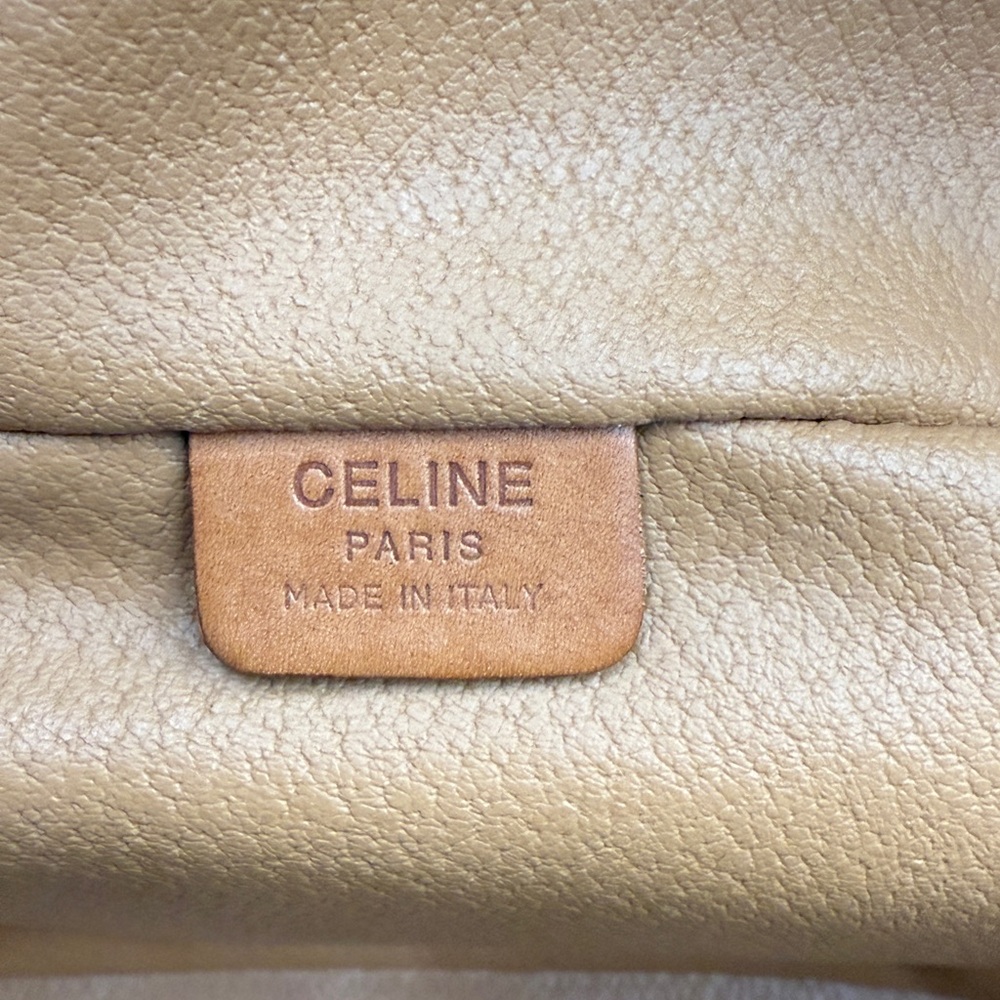 Celine Brown and Tan Cosmetic Case - Picture 14 of 15